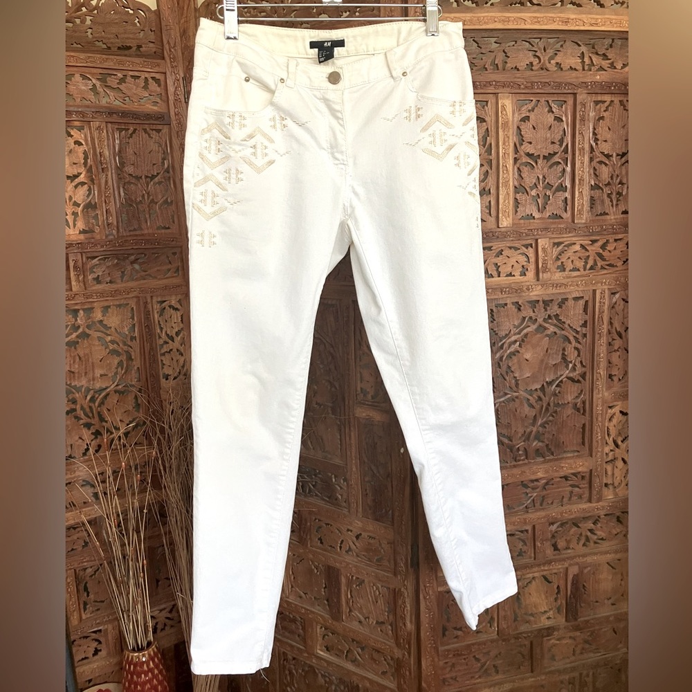 White H&M Denim